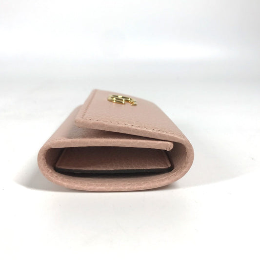 GUCCI Key case Key holder 456118 leather pink GG Marmot Double G Women Used