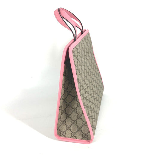 GUCCI Handbag 630589 GG Supreme canvas, leather pink Chilled license GG Supreme Strawberry Strawberry Glitter