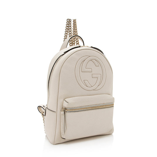 Gucci Leather Soho Chain Backpack