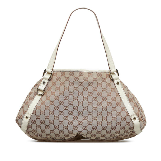 Gucci GG Canvas Abbey D-Ring Shoulder Bag (SHG-1hl2ZB)