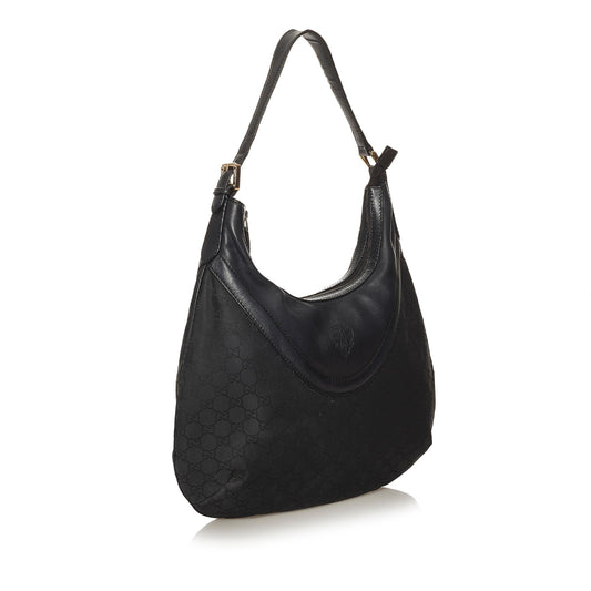 Gucci GG Canvas Crest Hobo Bag