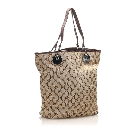 Gucci GG Canvas Eclipse Tote Bag (SHG-15362)