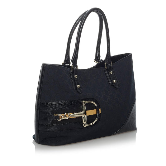 Gucci GG Canvas Hasler Tote Bag