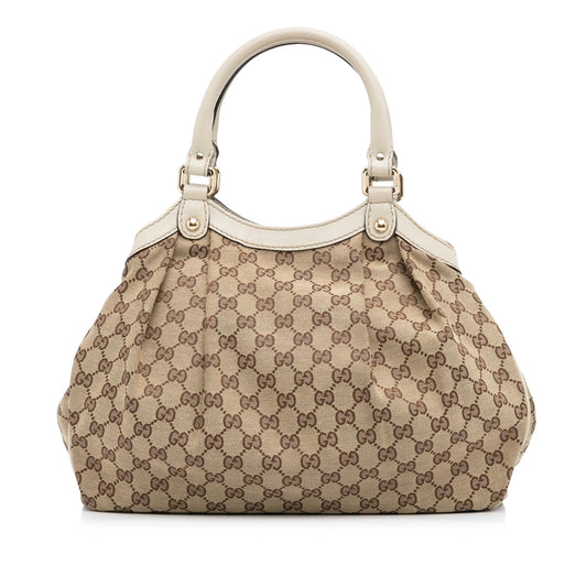 Gucci GG Canvas Sukey Tote (SHG-NtlWYR)
