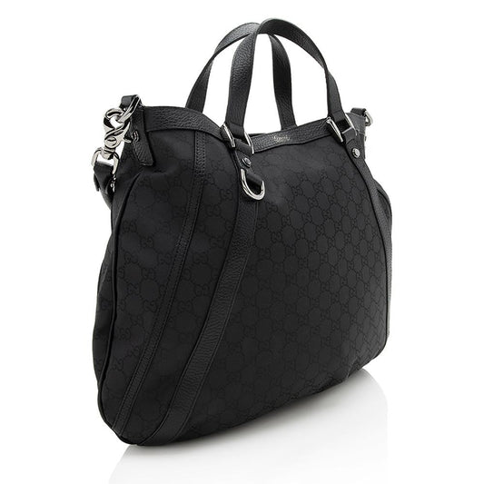 Gucci GG Nylon Abbey Convertible Tote