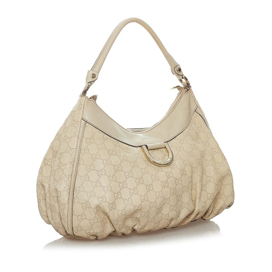 Gucci Guccissima Abbey D-ring Leather Bag