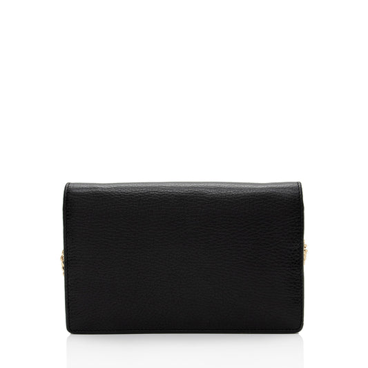 Gucci Leather GG Marmont Mini Chain Bag (SHF-x0poGV)