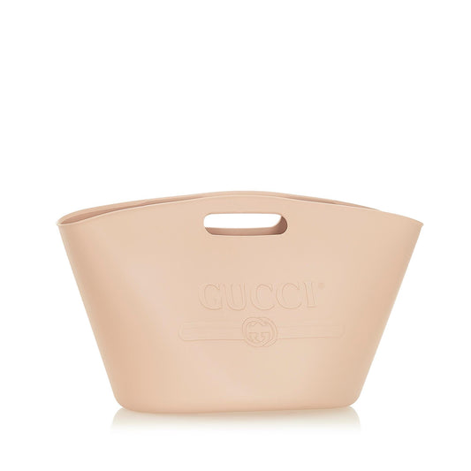 Gucci Logo Rubber Tote Bag (SHG-19433)