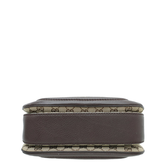 Gucci Bicolor New Bamboo Top Handle Medium Bag