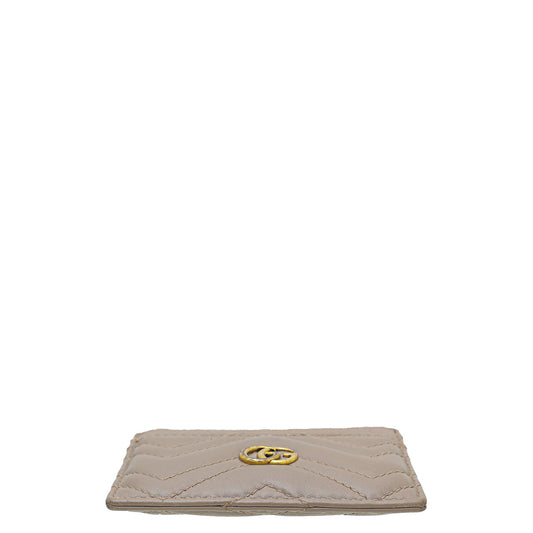Gucci Dusty Pink GG Marmont Card Case