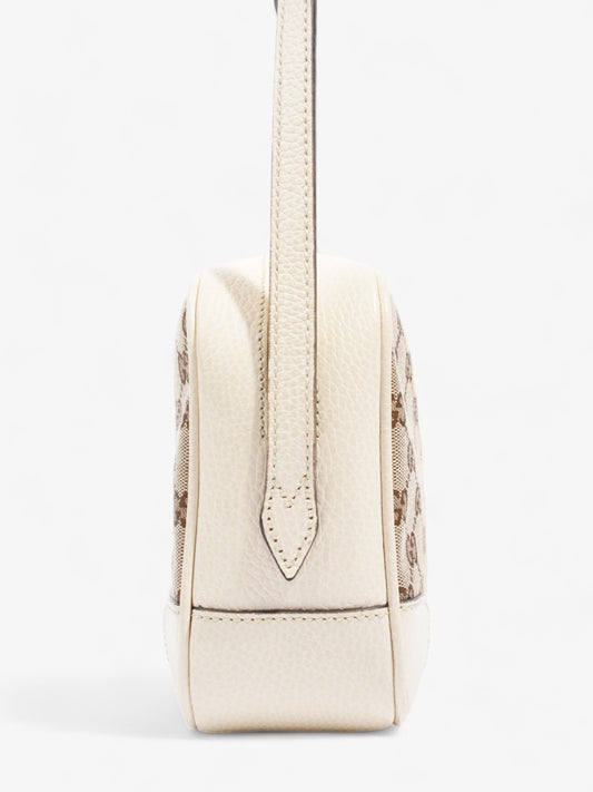 Gucci Bree Beige And Ebony GG Supreme Canvas