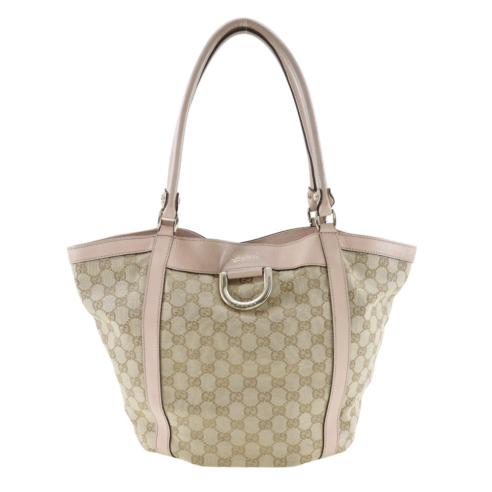 GUCCI Handbag GG canvas beige Women Used