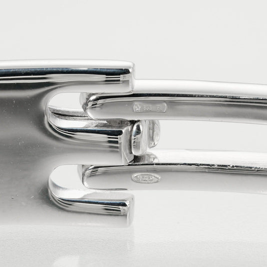 GUCCI bracelet Silver925 Silver With logo link vintage Women Used