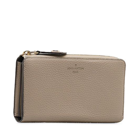 Brown Louis Vuitton Taurillon Comete Wallet