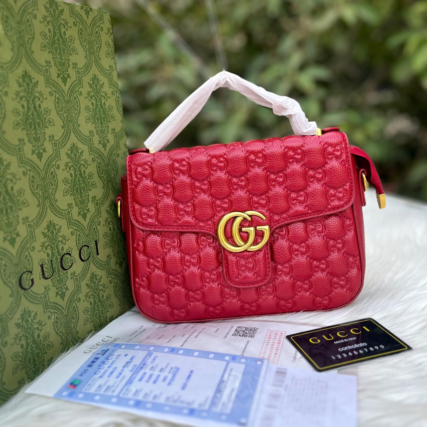 GUCCI Crossbody Bag – Luxury Redefined for the Modern Woman (Red)