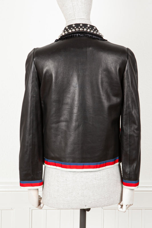 GUCCI Jacket Leather Studs