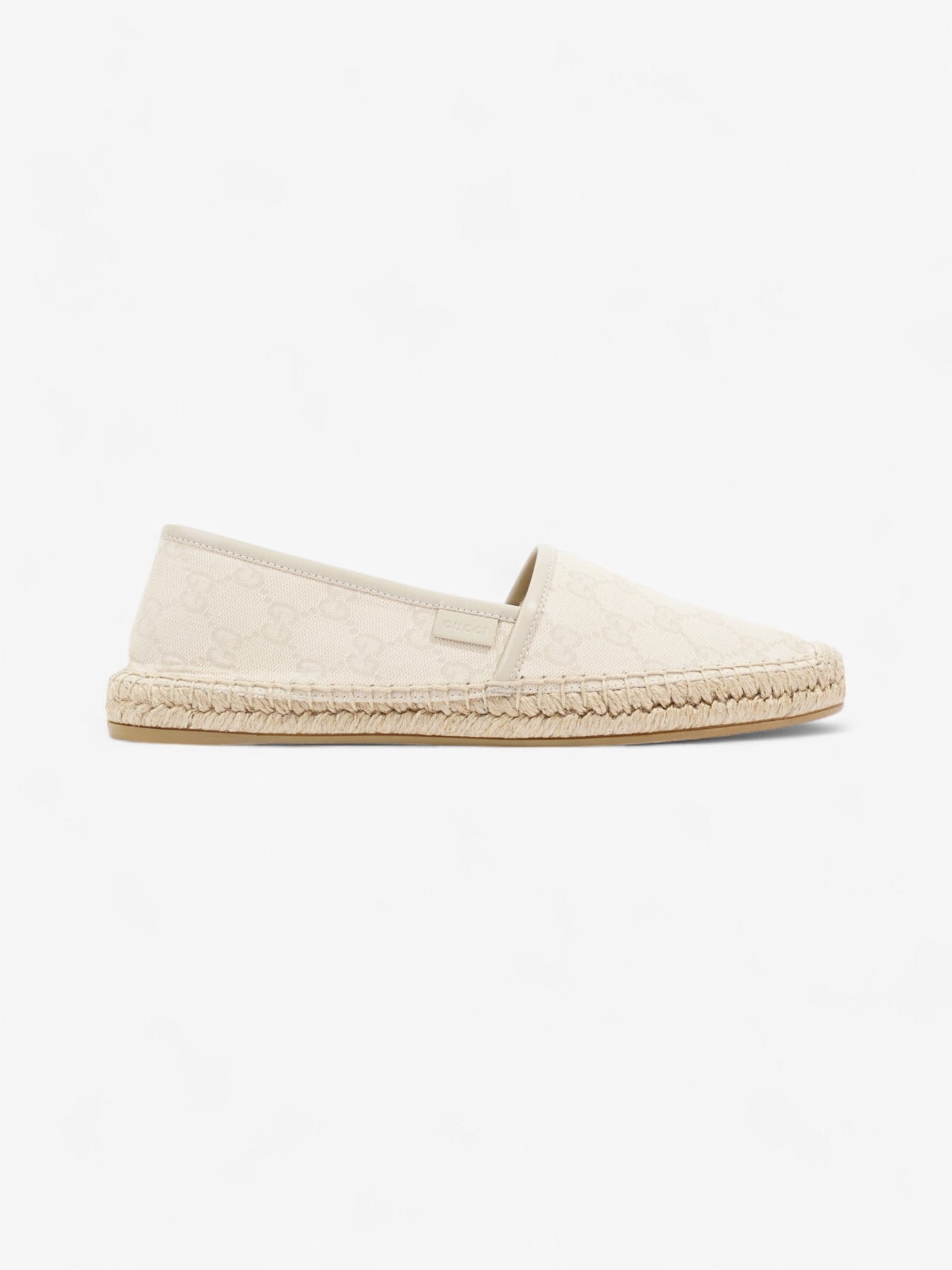 Gucci GG Espadrille Beige Canvas EU 39 UK 6