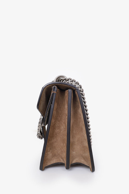 Gucci Beige GG Supreme Medium Dionysus Shoulder Bag