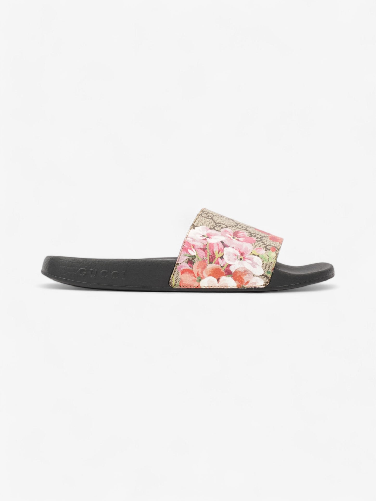 Gucci GG Floral Sliders Beige / Floral Canvas EU 40 UK 7