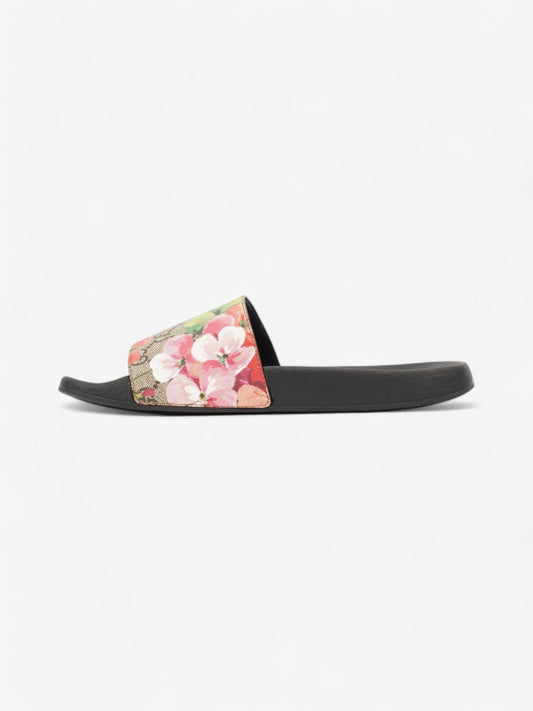 Gucci GG Floral Sliders Beige / Floral Canvas EU 40 UK 7