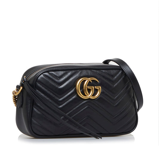 Gucci GG Marmont Small Black Matelassé
