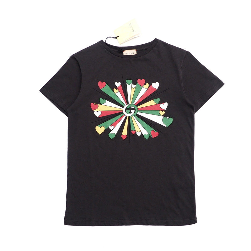 GUCCI Short sleeve T-shirt 610190 cotton Charcoal gray type 10(140/68)