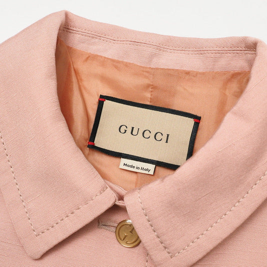 GUCCI Jacket 690932 98% rayon, 2% silk pink 42(170/92Y)