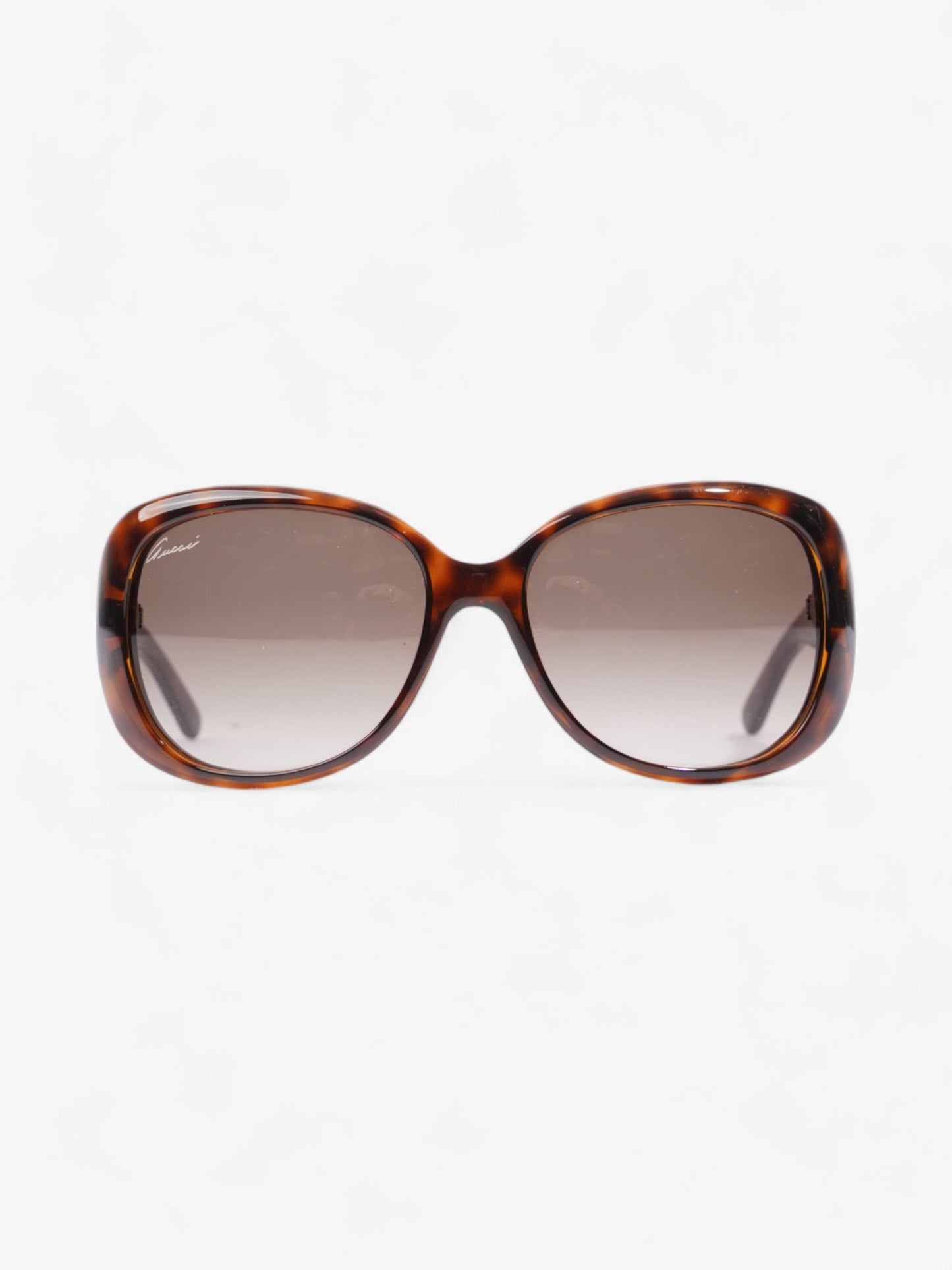 Gucci GG Round Sunglasses Brown Acetate 135mm