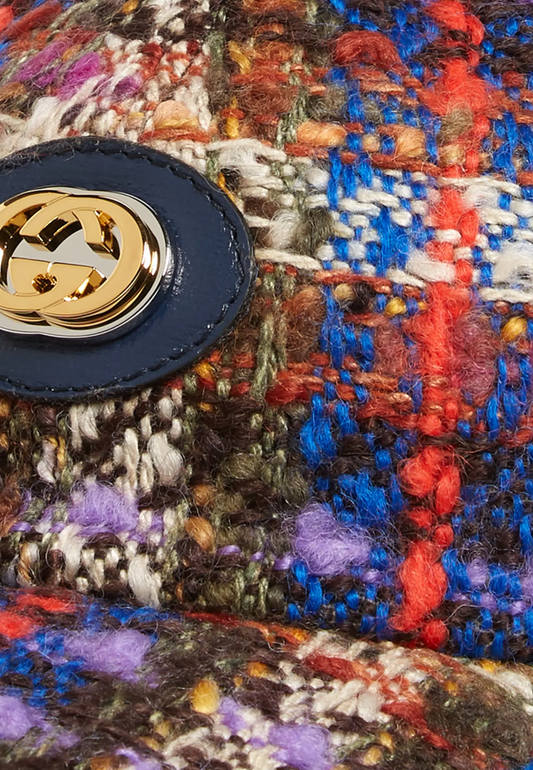 Gucci GG Claudia Tweed Cap