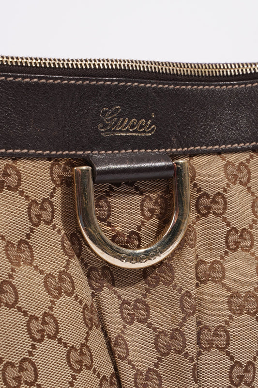 Gucci Abbey D-Ring GG Supreme Coated Canvas