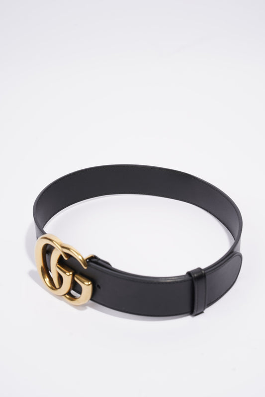 Gucci GG Marmont Belt Black Leather 65cm 26"