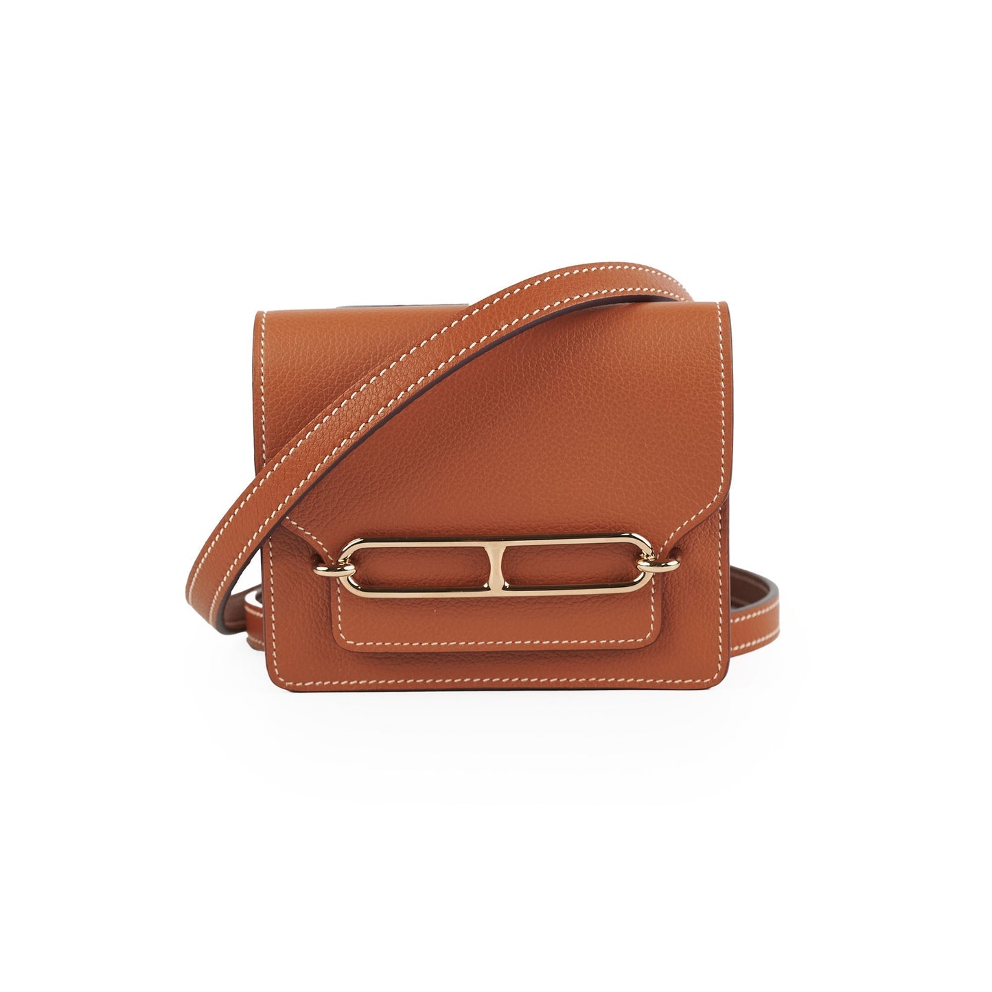 ITEM 37 - Hermes Roulis Slim Compact Gold Evercolour - B Stamp