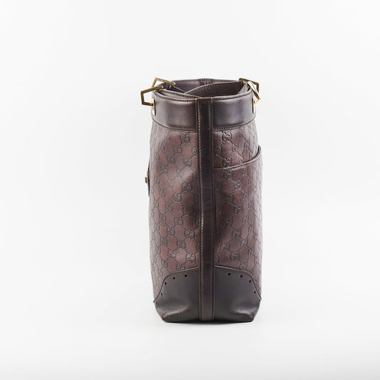 Gucci Guccissima Monogram Brown Tote Bag