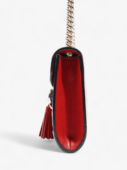 Emily Guccissima Red Leather