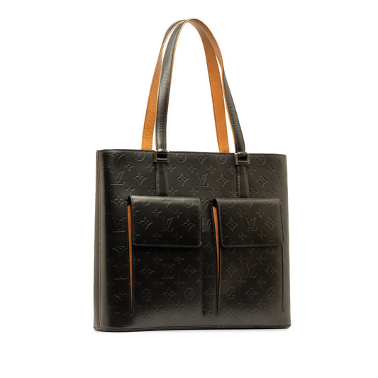 Gray Louis Vuitton Monogram Mat Wilwood Tote Bag