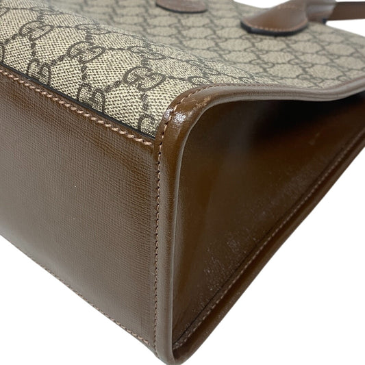 GUCCI Handbag 659983 PVC, Leather beige GG Supreme