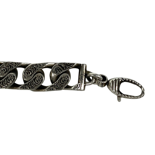 GUCCI bracelet Silver925 Silver Interlocking G Arabesque 20
