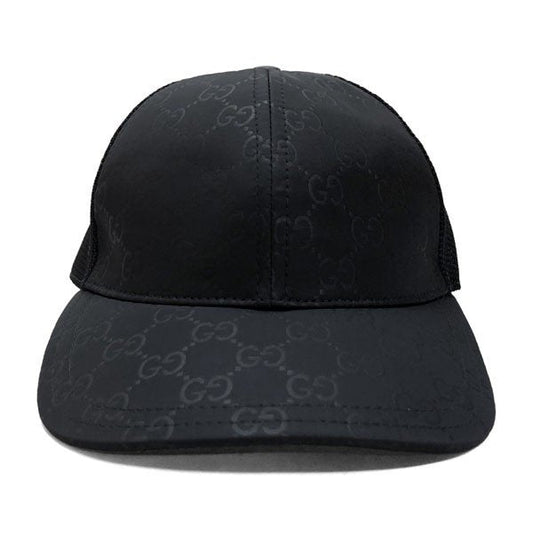Gucci GG Guccissima Nylon Baseball Cap in Black