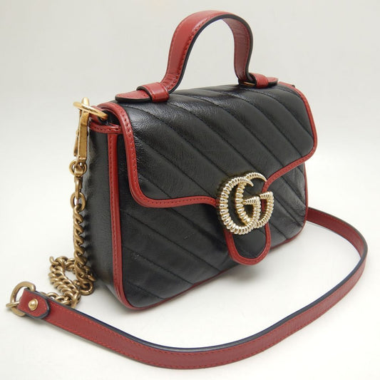 Gucci Handbag Gg Marmont Mini Top Handle