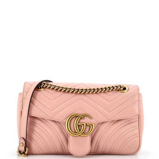 Gucci Gg Marmont Flap Bag Matelasse
