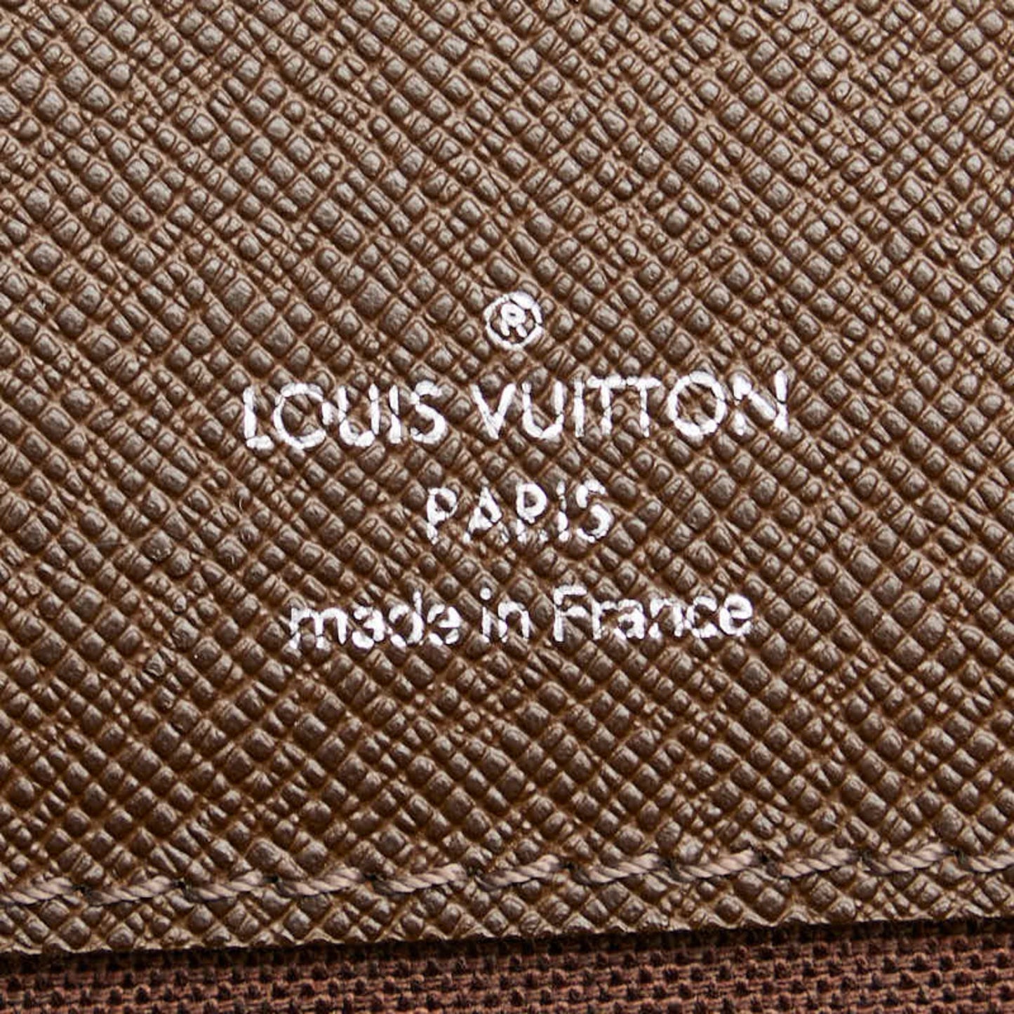 Louis Vuitton Grizzly Leather Pochette Shoulder Bag