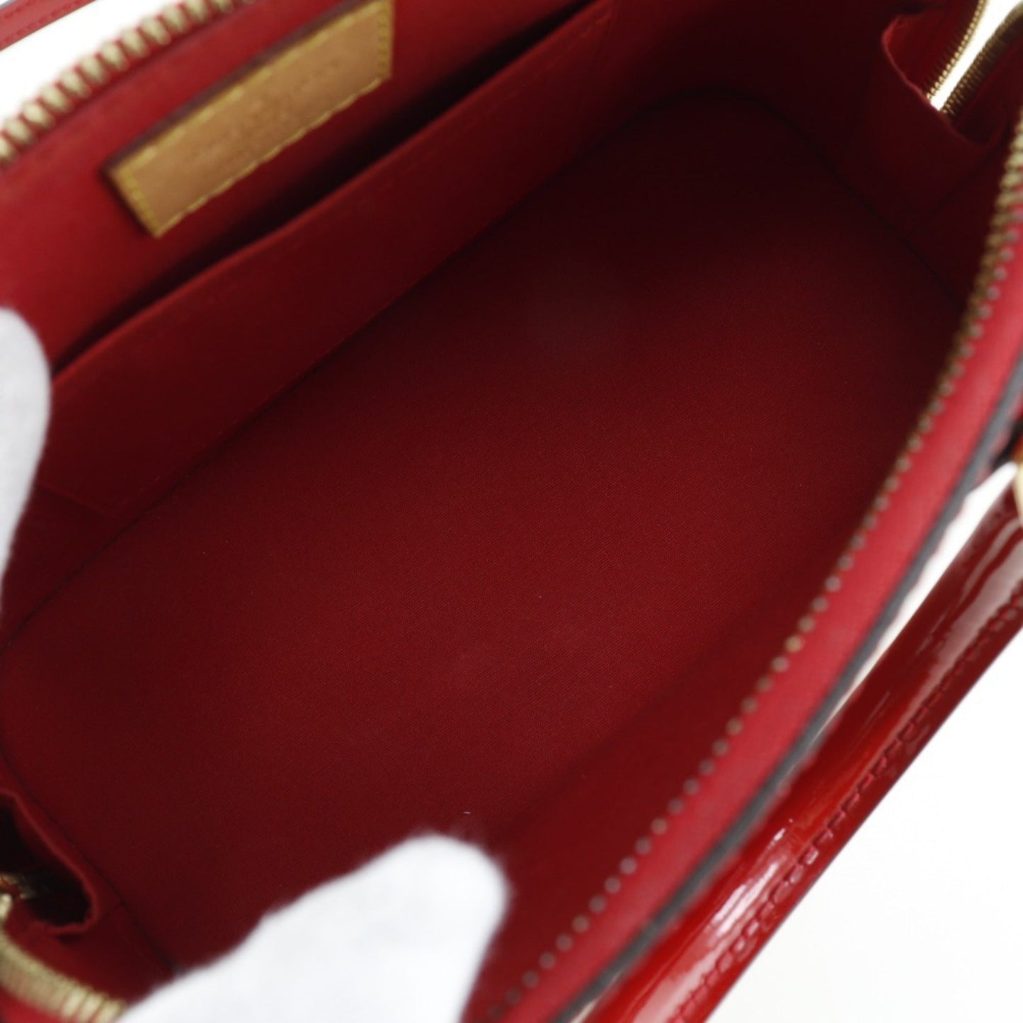 Louis Vuitton Cerise Color Monogram Vernis Handbag