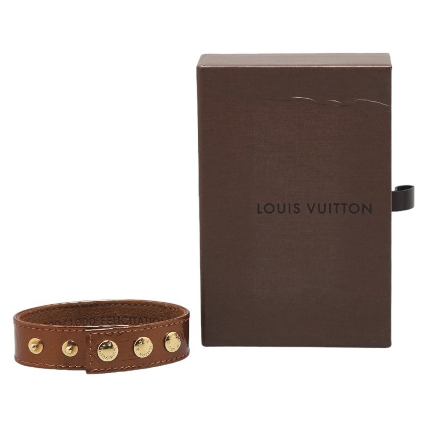 Louis Vuitton Patent Leather Charm Bracelet