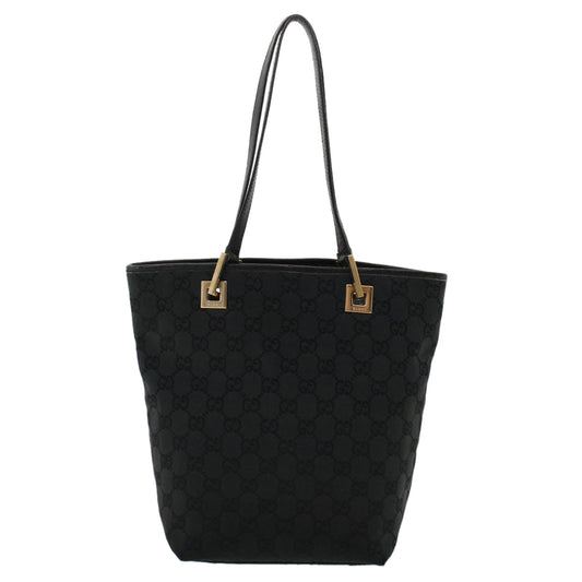 GUCCI GG Canvas Shoulder Bag Black 0021099 002058 ep1111