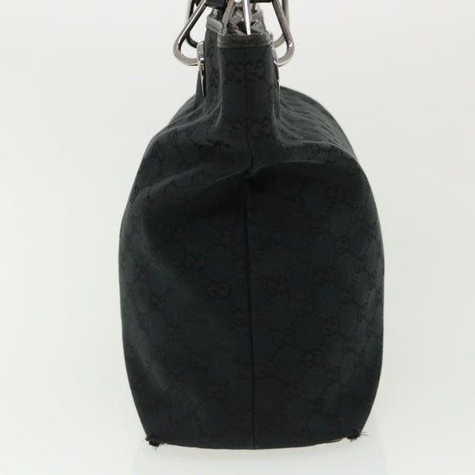 GUCCI GG Canvas Shoulder Bag Black 140274 ep717