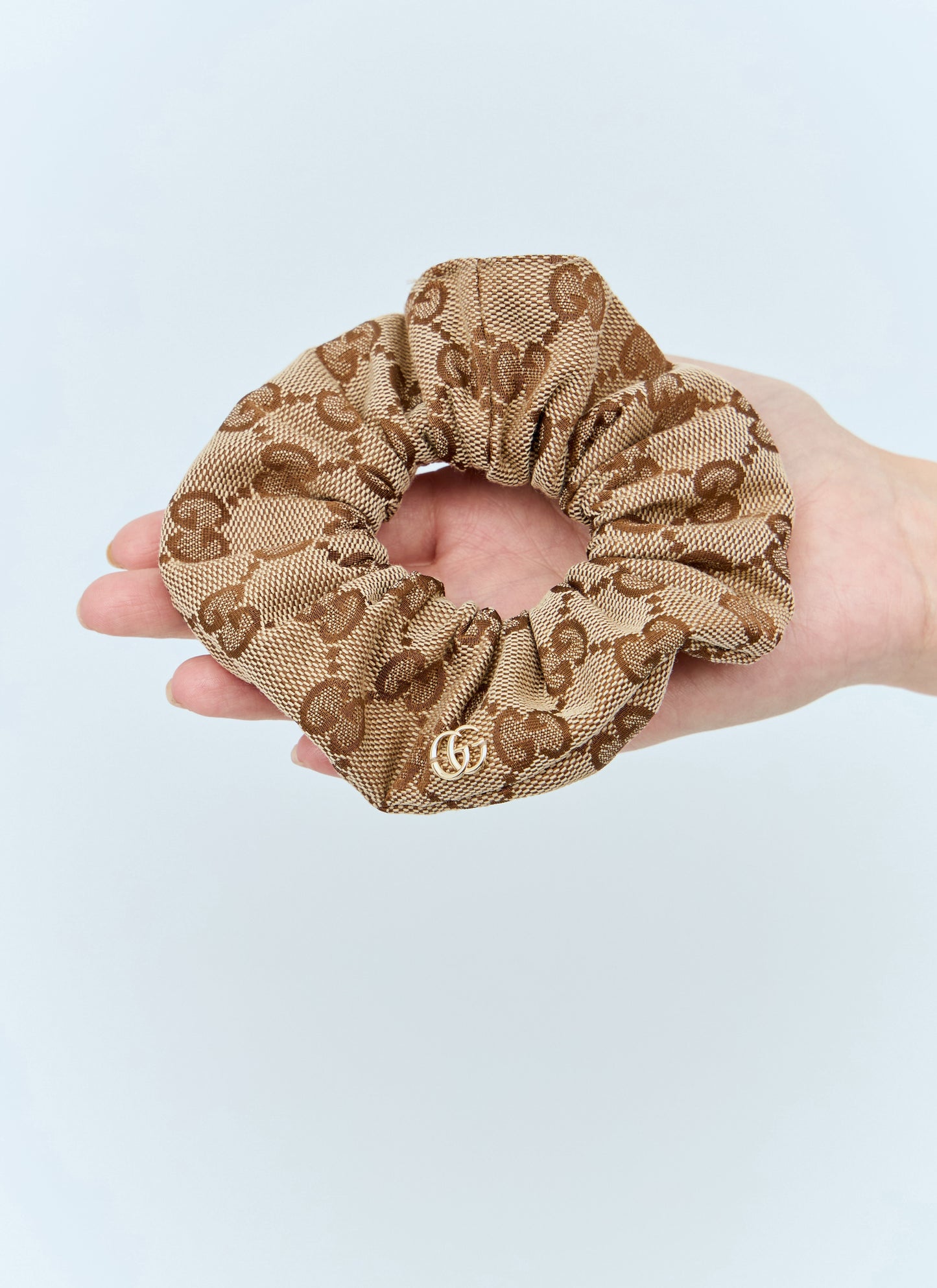 Gucci Women Gg Canvas Scrunchie