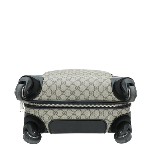Gucci Bicolor GG Supreme Carry On Suitcase Bag
