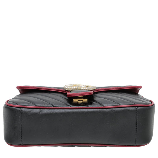Gucci Bicolor GG Marmont Small Bag
