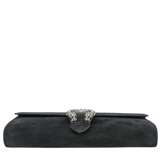 Gucci Black Velvet Dionysus Clutch