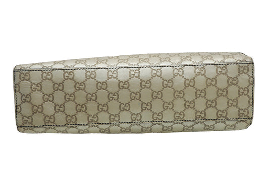 Gucci Champagne GG Guccissima Emily Large Bag